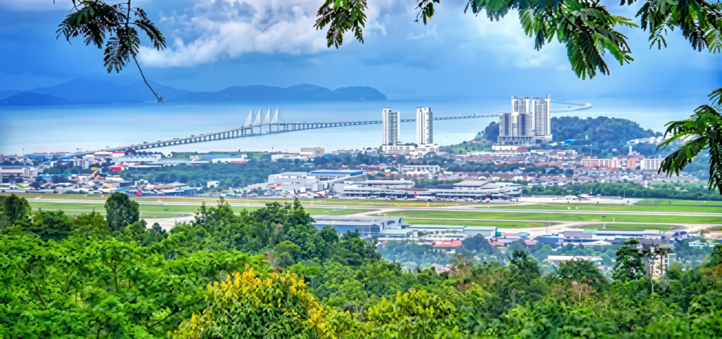 The strategic location of Bayan Lepas connecting local businesses and MNCs to the world.